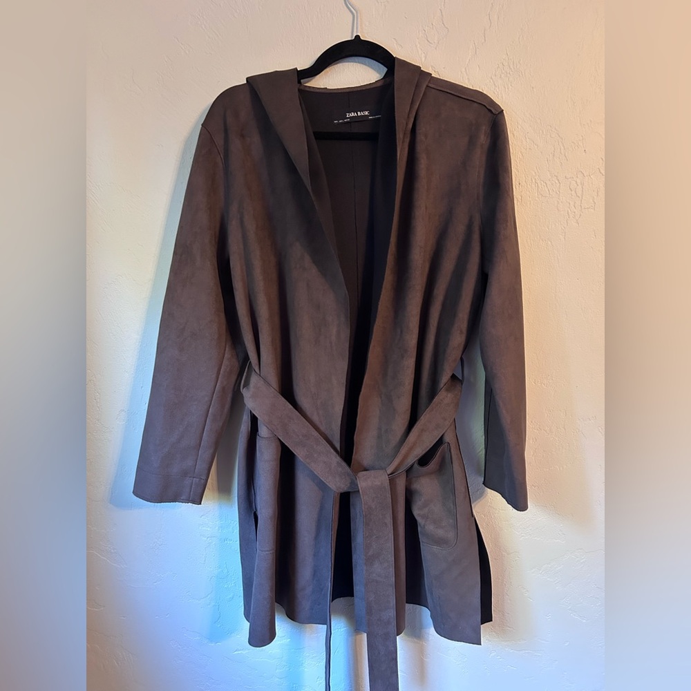 Zara Women's Dark Brown Trench Coat